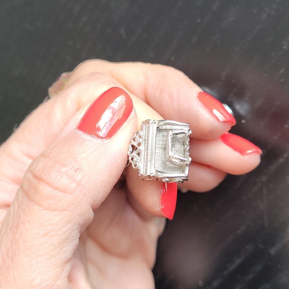 Piano Charm Sterling Silver